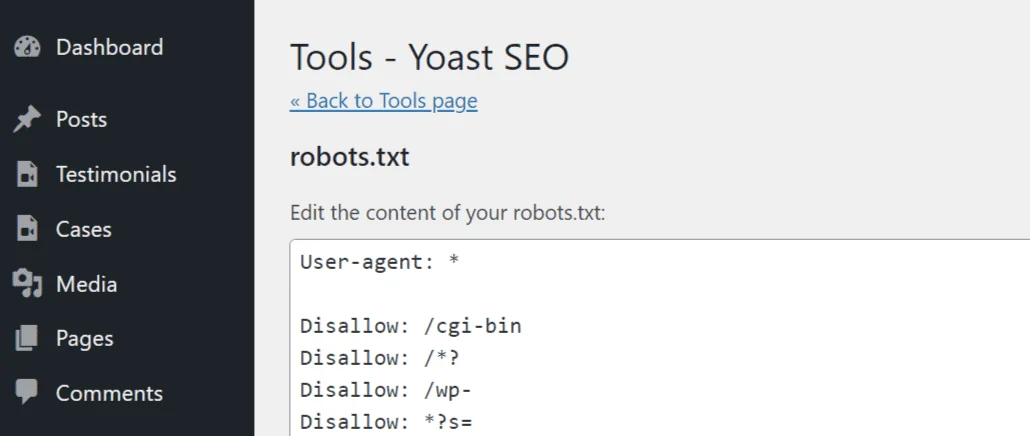 Delete the Disallow Directive from robots.txt